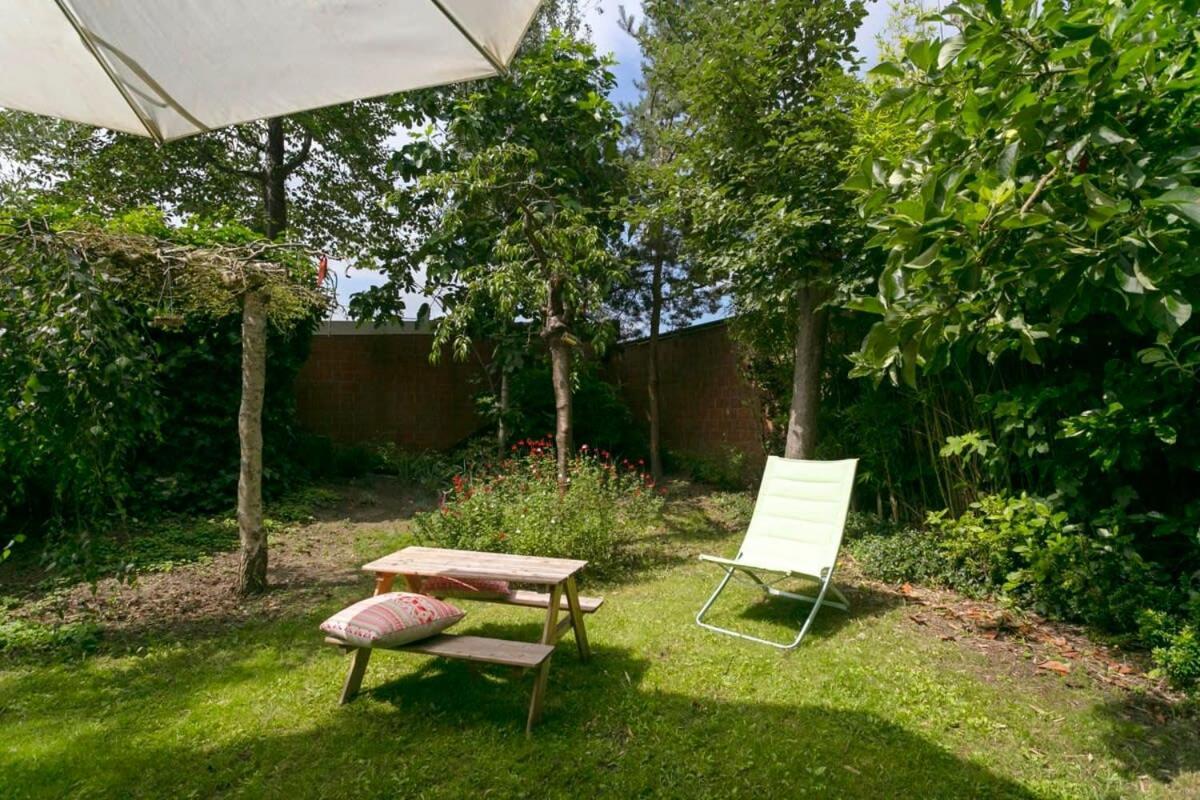 Eighties Modernist Design House With Garden Near The Beach Ostende Exteriér fotografie