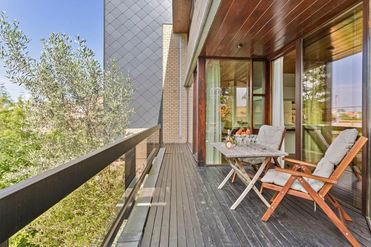 Eighties Modernist Design House With Garden Near The Beach Ostende Exteriér fotografie